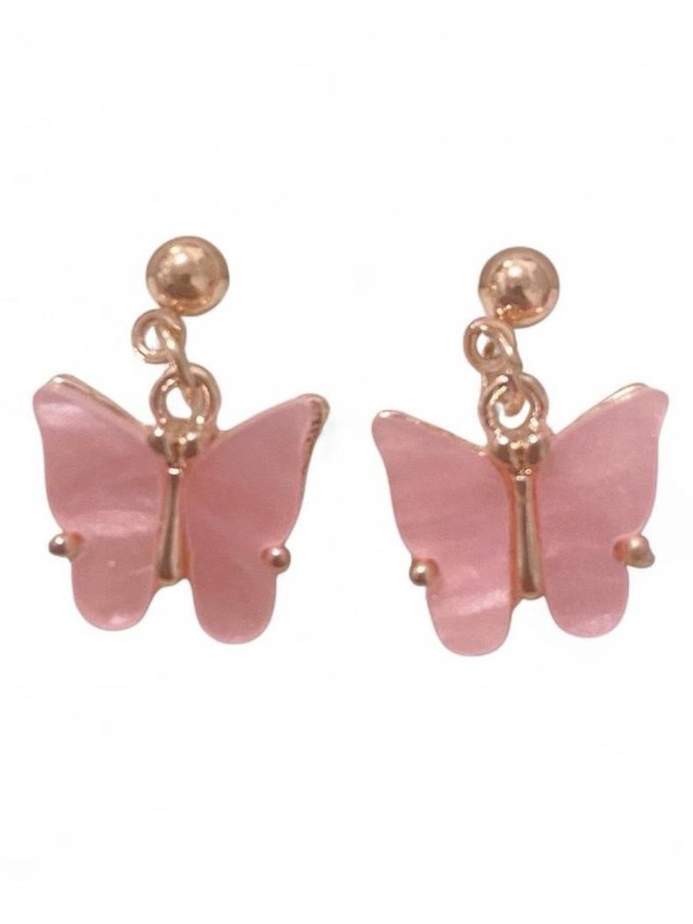 🛍️3/$20🛍️ Pink Butterfly Drop Earrings